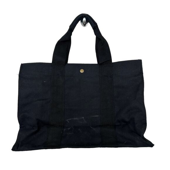 Murval Paris Black Grommet Tote Shoulder Bag - Picture 3 of 6